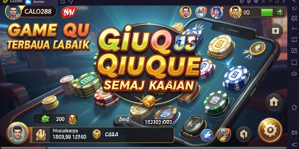 Gameplay QiuQiu yang seru dan mendebarkan di CALO288.