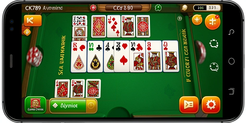 Screenshot utama CK789 menampilkan aksi seru dalam permainan Domino.