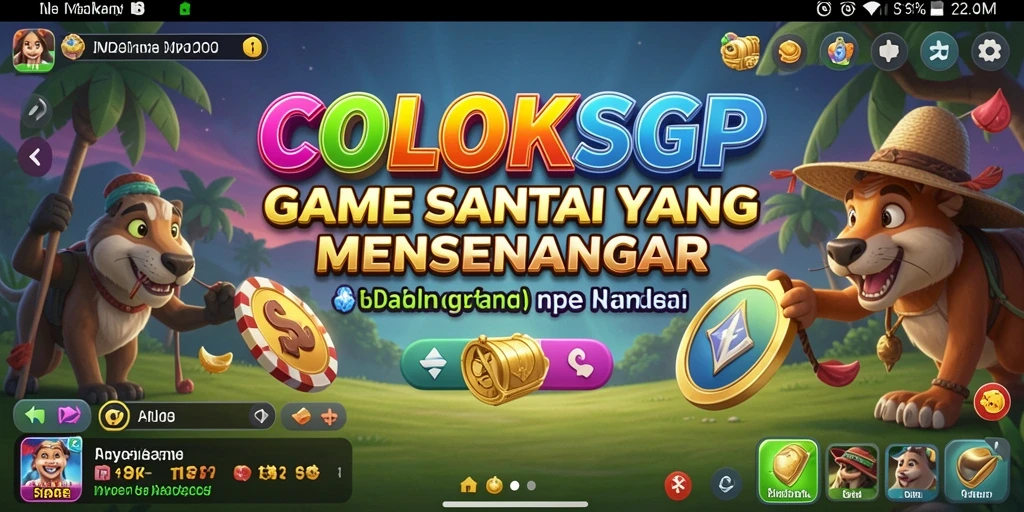 Tampilan gameplay menarik dari COLOKSGP, penuh warna dan menyenangkan.