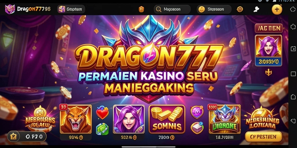 Screenshot gameplay DRAGON777 menampilkan suasana Kasino yang mengasyikkan.