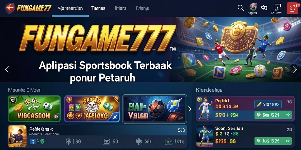 Tangkapan layar FUNGAME777 menampilkan pengalaman taruhan olahraga yang menarik.