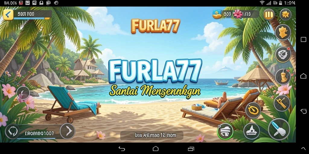 Tampilan gameplay <strong>FURLA77</strong> yang penuh warna dan seru.