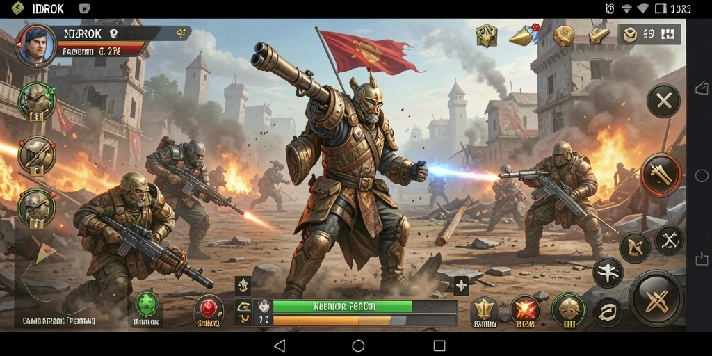 Tampilan gameplay IDROK yang menarik dan dinamis.
