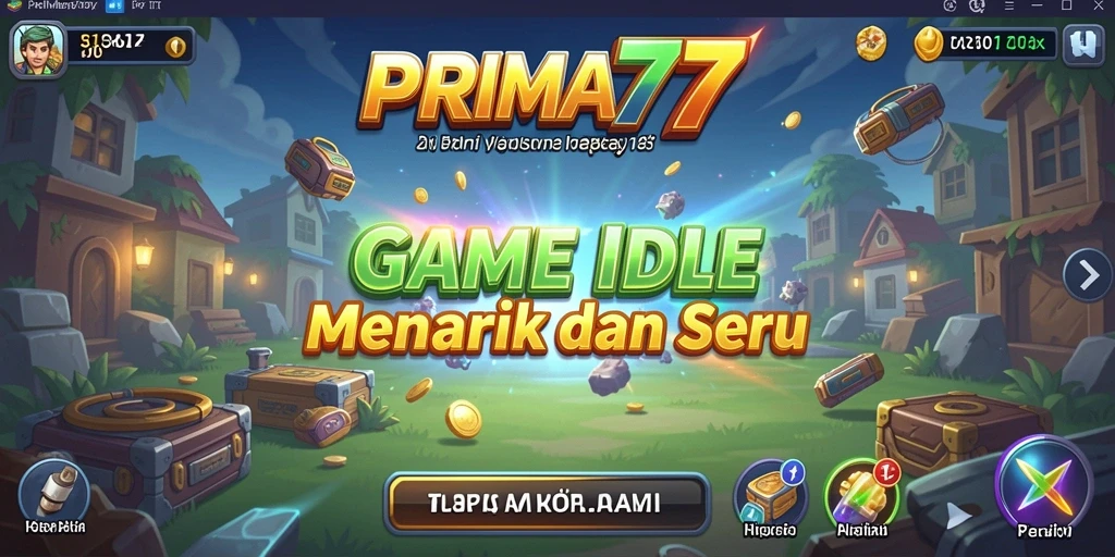 Gameplay menarik dan interaktif dalam PRIMA77.