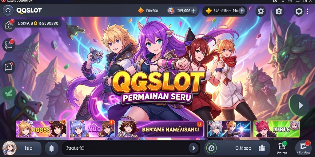 Tangkapan layar menampilkan gameplay menarik dalam QQSLOT.