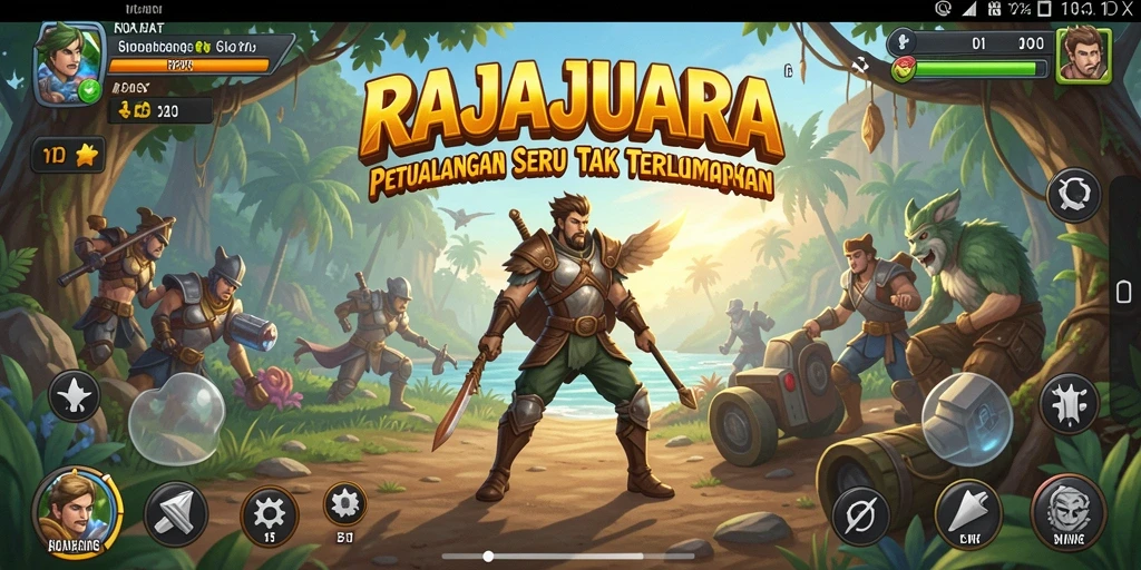 Tampilan gameplay seru RAJAJUARA yang memukau.