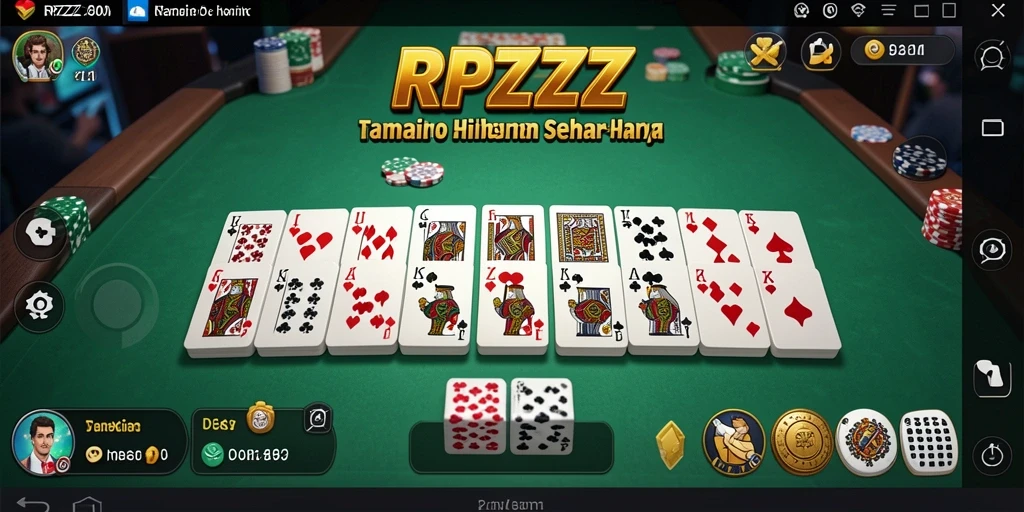 Tampilan gameplay seru dan menarik dari RPZZZ yang penuh warna.