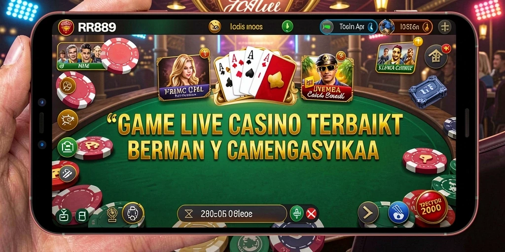 Gameplay Live Casino yang seru dan interaktif dari RR89.