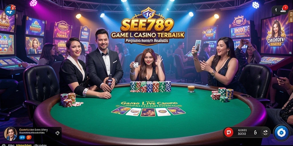 Tampilan gameplay menarik dan interaktif dalam SEE789 Live Casino.