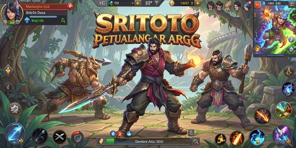 Tampilan menarik dari gameplay SRITOTO dalam dunia ARPG.