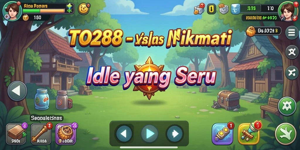 Screenshot gameplay TO288 dengan karakter yang aktif.