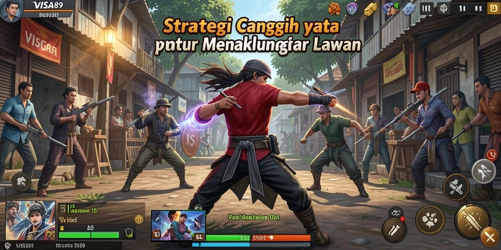 Screenshot gameplay <strong>VISA89</strong> yang menunjukkan pertempuran strategis yang mendebarkan.