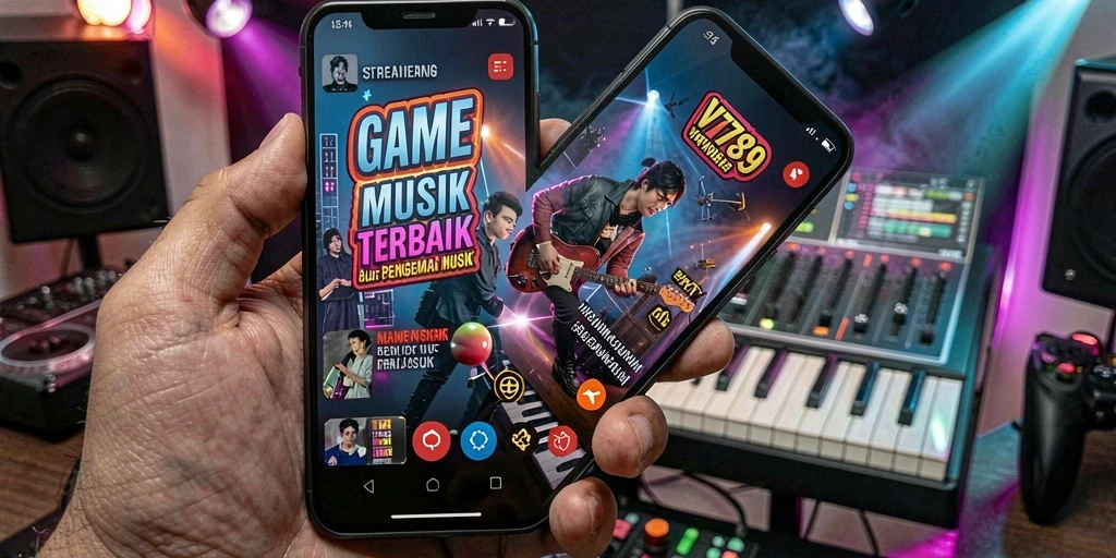 Tampilan gameplay VT789 yang seru dengan berbagai pilihan lagu.