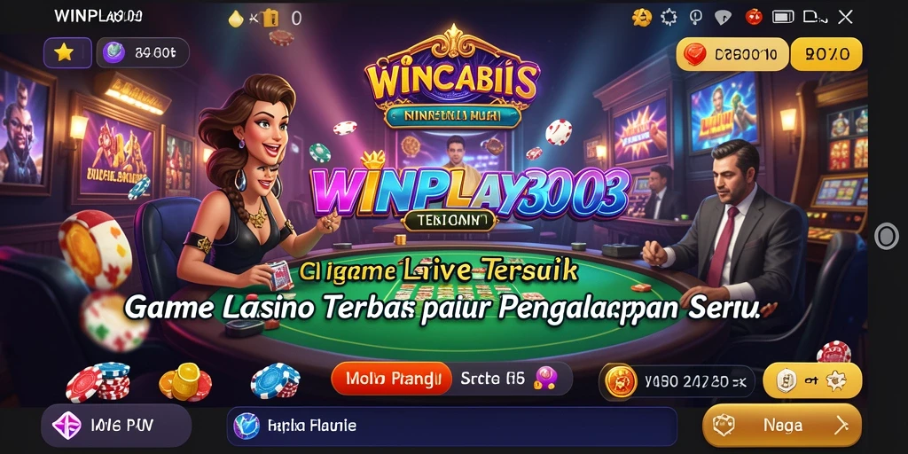 Tampilan gameplay menarik dari WINPLAY303 yang memperlihatkan dealer langsung.